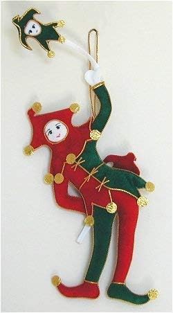 - Stratford Jester - Zardozi Embroidery - Christmas Ornament